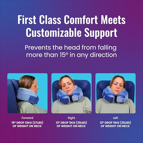 Cabeau Best Neck Pillow for Travel – Evolution Earth Deluxe – 360° Head, Neck and Chin Support for Sleeping – Sustainable Memory Foam - Removable, Washable Cover with Compact Carrying Case (Terra) - Image 6