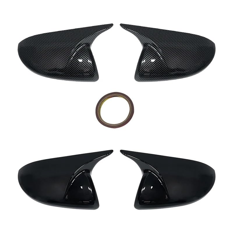 Couvercle de rétroviseur latéral en fibre de carbone pour Mazda 3 2010-2013