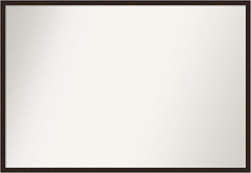 Amanti Art Espejo personalizado, espejo estrecho de baño Carlisle, espejo de pared o espejo de tocador de baño sobre el fregadero (27 x 39