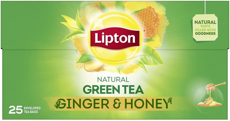 Lipton Green Tea Ginger & Honey 25 Teabags
