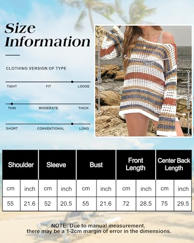 Image of CoCozy Crochet Cover Up for Women Mesh Hollow Out Bikini Cover Ups for Swimwear Summer Swimsuit 2026