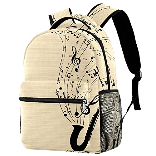 Sac à dos note de musique léger pour ranger tous les livres d'école