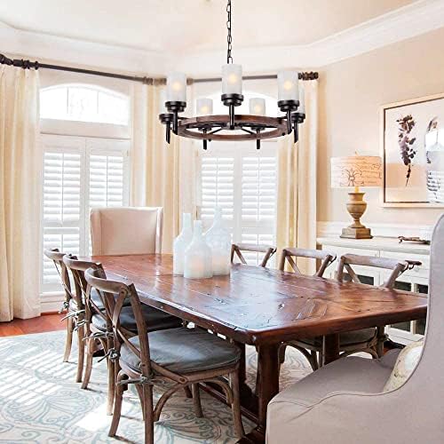 Frosted Glass Replacement Lamp Shade, 2 Pack Glass Cylinder Lamp Shade Light Fixture for Pendant Light 9 cm x 14 cm