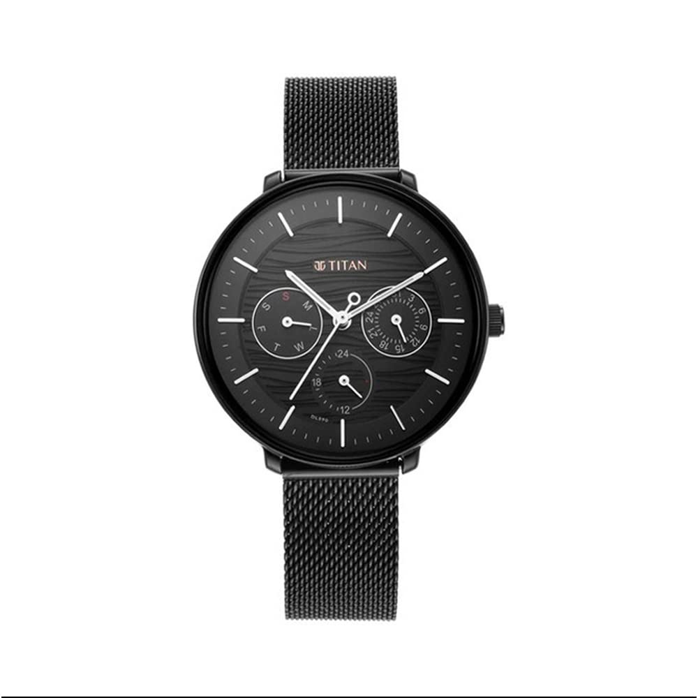 Titan Women Metal Analog Black Dial Watch-Np2651Nm02/Np2651Nm02, Band Color-Black (B09GW4RY1J) Amazon Price History, Amazon Price Tracker