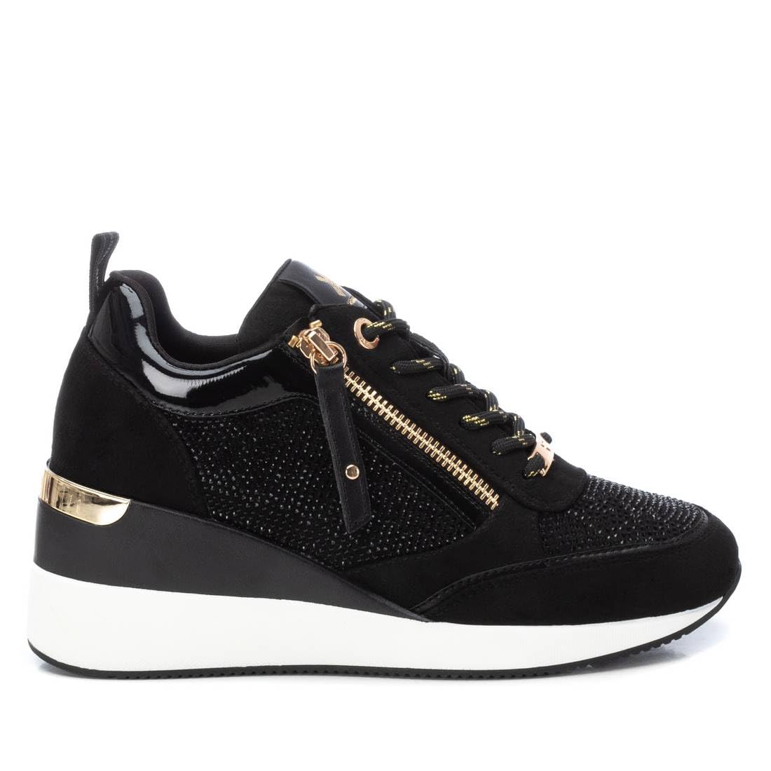 XTI Women's 142957 Sneaker, Black/White, 5 UK