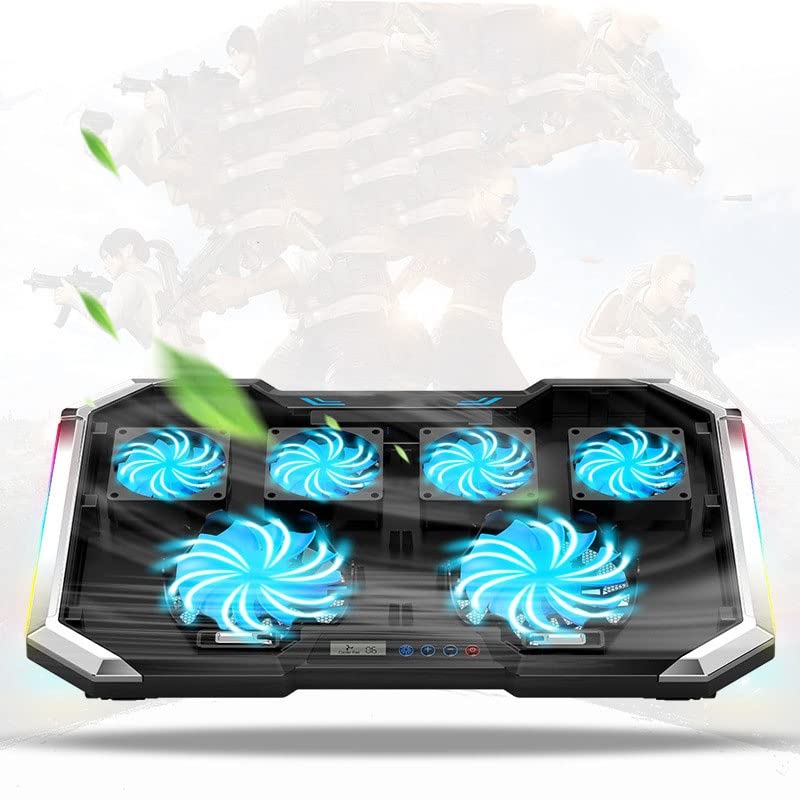 Base enfriadora para laptop RGB con 6 ventiladores miniatura 6