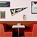 College Flags & Banners Co. Vanderbilt Commodores Pennant Flag and Wall Tack Mount Pads