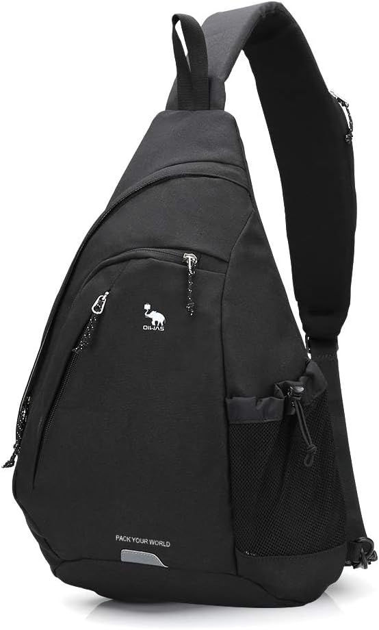 OIWAS One Strap Backpack for Men Single Strap Backpack Sling Bag Crossbody Shoulder Daypack for Boys Women