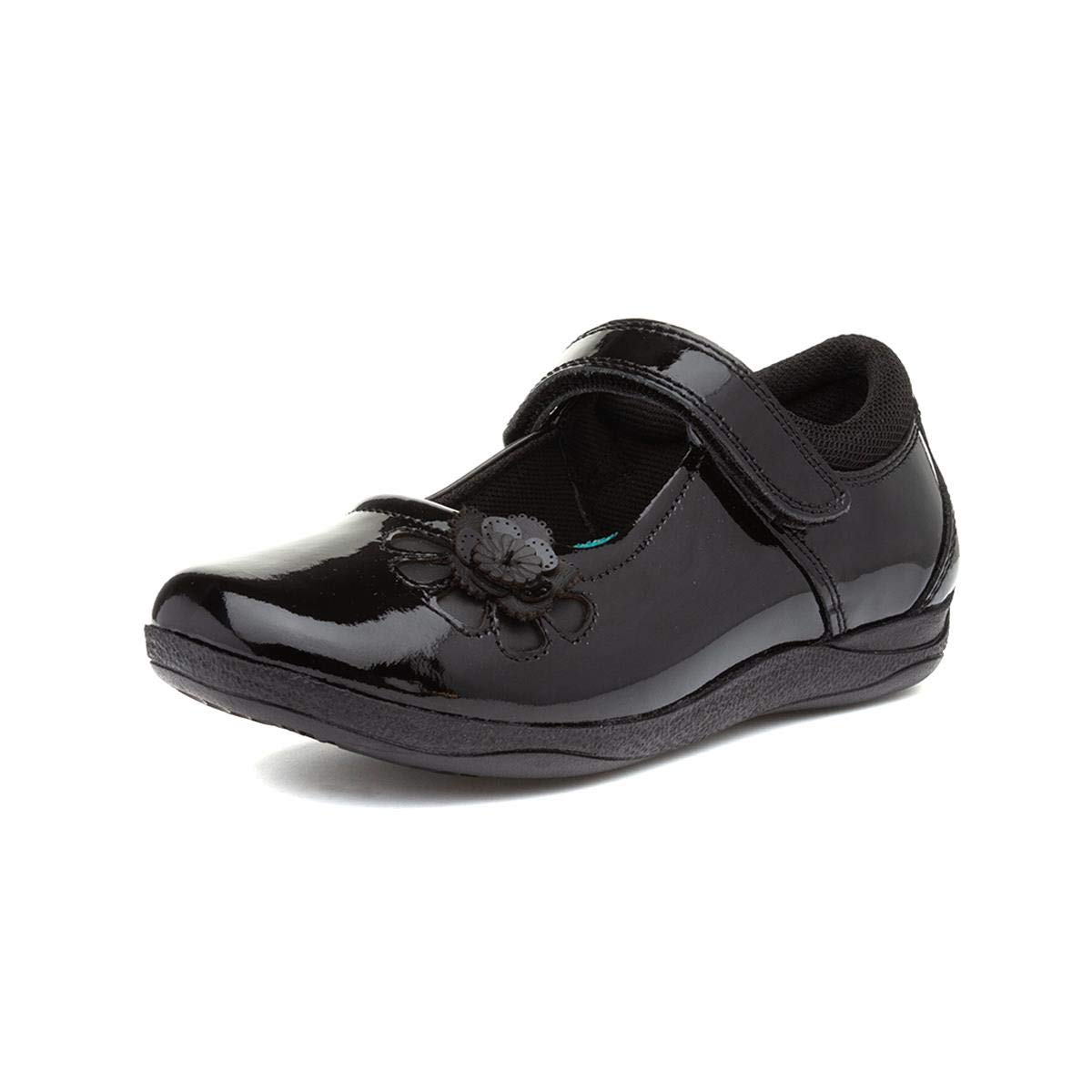 Hush Puppies Jessica Patent Jnr, Zapatos para Uniformes de Escuela Niñas