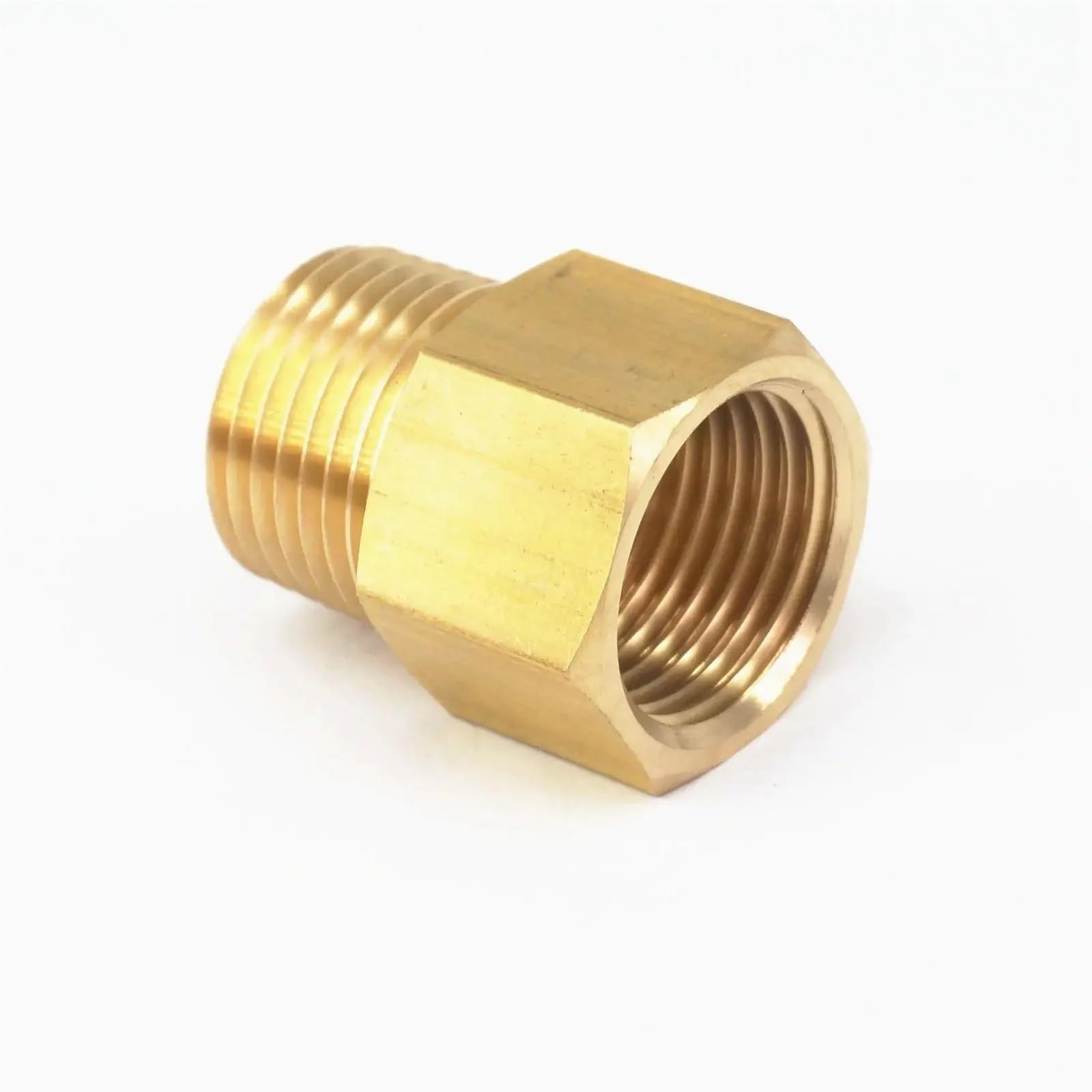 Connettore maschio NPT da 1/2" x 1/2" BSPP femmina in ottone per manometro aria gas carburante acqua pressione 229 PSI