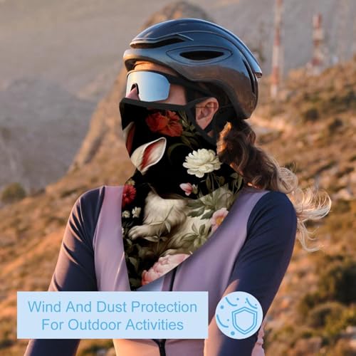 4 Pack Rabbit Bunny Fishing Neck Gaiter - UV Face Mask Sun Protection for Men & Women2