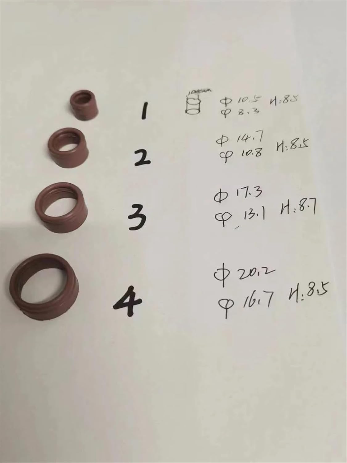 40 PCS Air Conditioning Pipe Joint Sealing Rubber Ring,Seal O-Ring for a/c(40PCS)