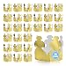 Hygloss Products Gold Paper Party Crowns - Made in The USA, 24 Pack