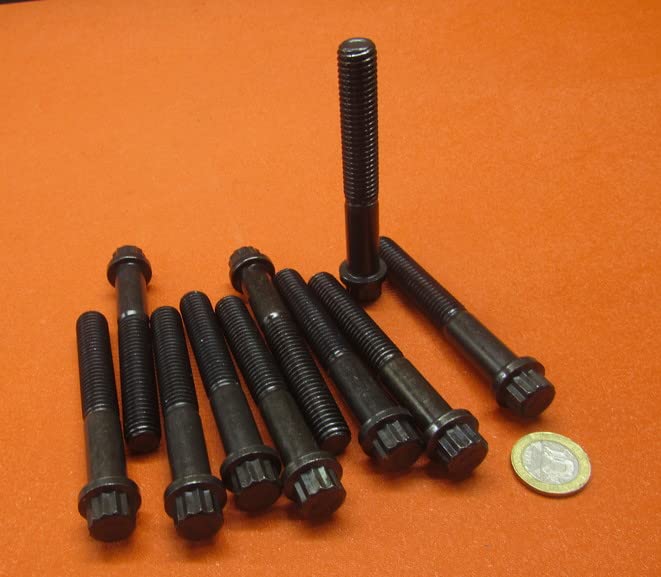 Alloy Steel 12 Point PT Bolts 1/2-13 x 3.50 Length 5 pcs