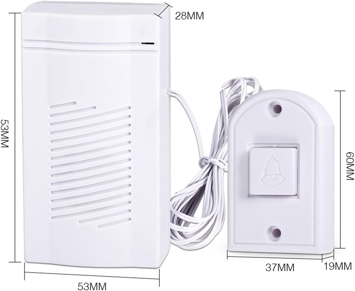 Wired Guest Welcome Doorbell Energy-Saving Door Bell Simple Generous Home Store Security Doorbell Button