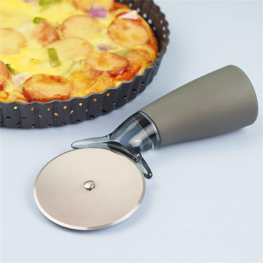 Pizza Cutter Wheel,Pizza Slicer, Food-Grade Stainless Steel Blade and Anti-Slip Handle with Ergonomic Design (Size : 4 * 16CM)