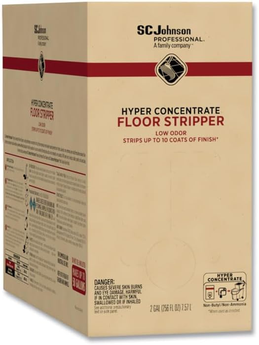 SC Johnson Professional Hyper Concentrate Floor Stripper 2 Gallon, Pack of 1