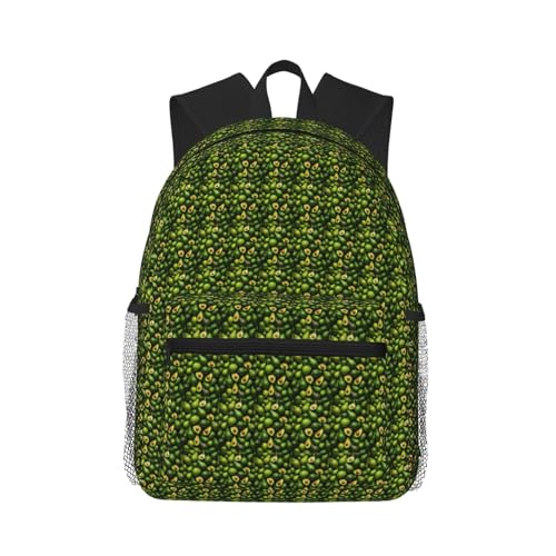 Sac à dos motif avocat contre le mal de dos grâce aux bretelles