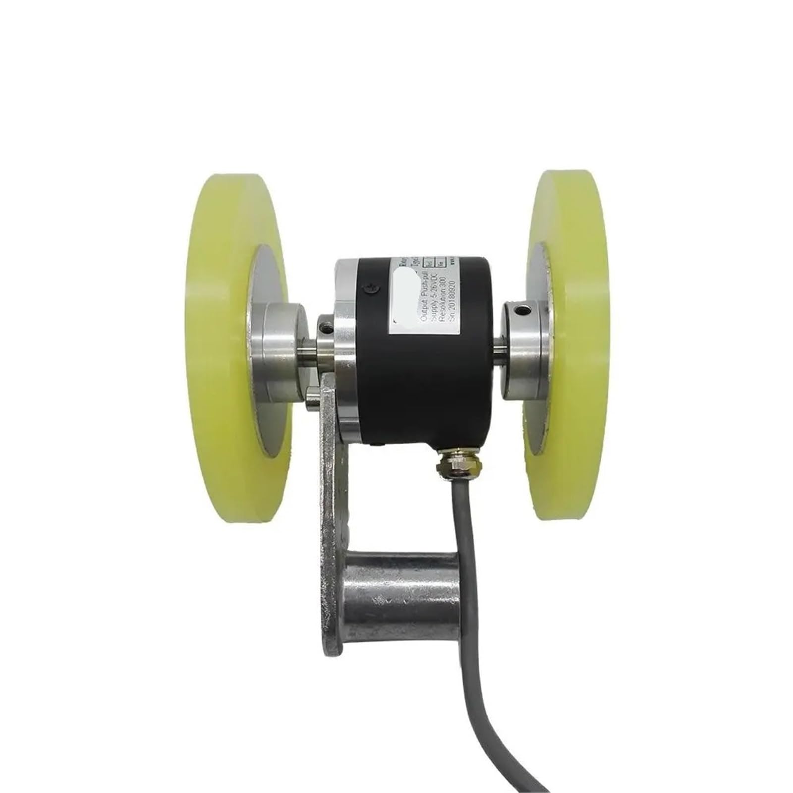 Codeur de roue industriel GHW52 avec arbre de 8 mm et double roue de 200 mm