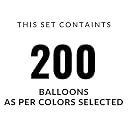 Flyloons Red Balloons Pack of 200 for birthday decoration items also suitable for Anniversary, Wedding, Celebration, Party gallery image