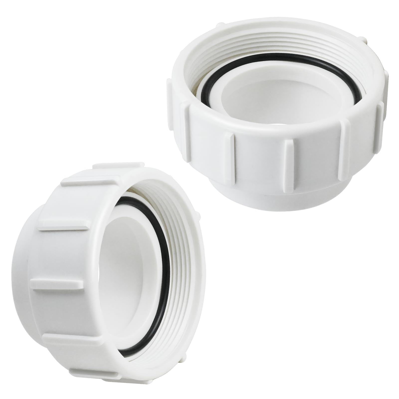 XJJ PKG188 2"" Half Union Adapter, Fit for Pentair Sta-Rite Pool Pump Union Assembly, for Spa Swimming Pool Pump Fittings (2 Pack), White-image-29