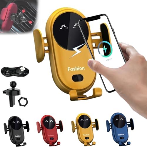 Smart Sensor Car Wireless Charger,Chargeur sans Fil Voiture,Suppo...