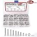 M4 Pan Head Phillips Screws 304 Stainless Steel Bolts Nuts Washers 810 Pcs Machine Screws Assortment Kit