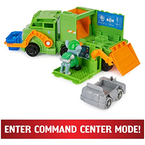 Image of Paw Patrol Big Truck Pup's Rocky Transforming Toy Truck with Collectable Action Figure|Vehicle Set with Launch Mini Rescue Vehicle|Learning ActivitySet|Roleplay ToyFor Kids3+|BirthdayGift|MadeInIndia