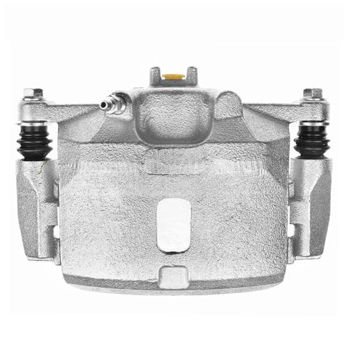 Image of Detroit Axle - Front Driver Side Brake Caliper w /Bracket Replacement for 2001-2005 Honda Civic Acura EL