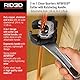RIDGID 32573 Modell 118 2-in-1 Mini-Rohrabchneider mit AUTOFEED und Ratschengriff für beengte Arbeitsbereiche, Rohrabschneider von 6 mm bis 28 mm