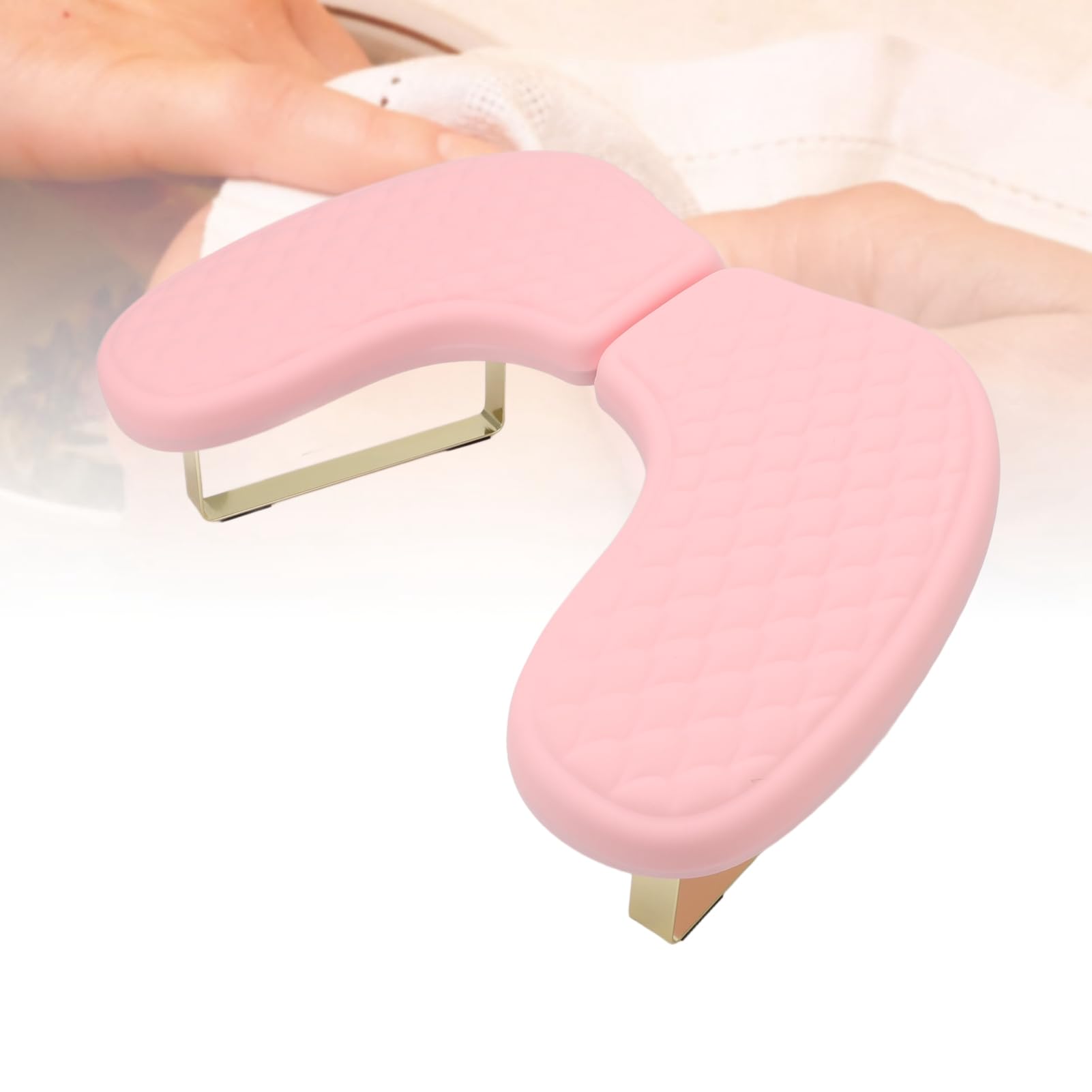 Podłokietnik do Paznokci Miękki PU Wygodny Podpórka do Manicure dla Stylistów Paznokci 2 Szt