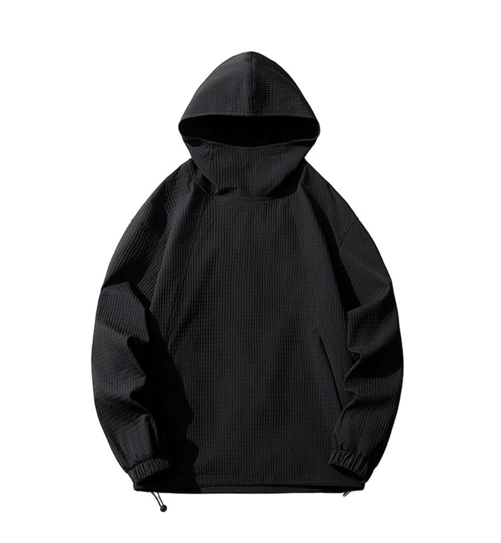 Men Hoodies Trend Personality Sweatshirt Solid Color Oversized Men Hooded Pullover Spring Autumn Men Hooded Sweatshirt Casual Sport Men Longsleeve Jumper