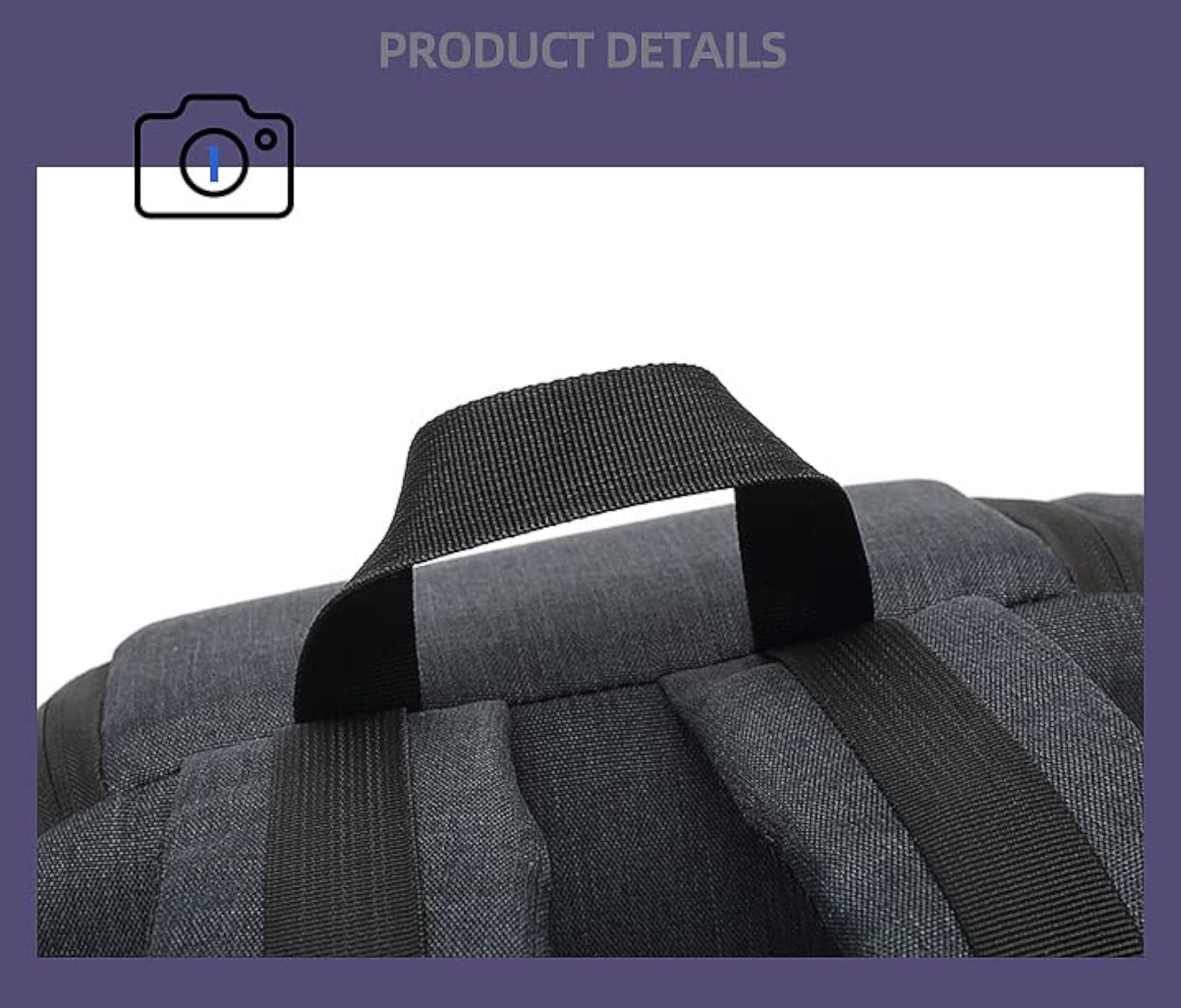Large Camera Accessory Bag Shoulder Backpack for Outdoor Use