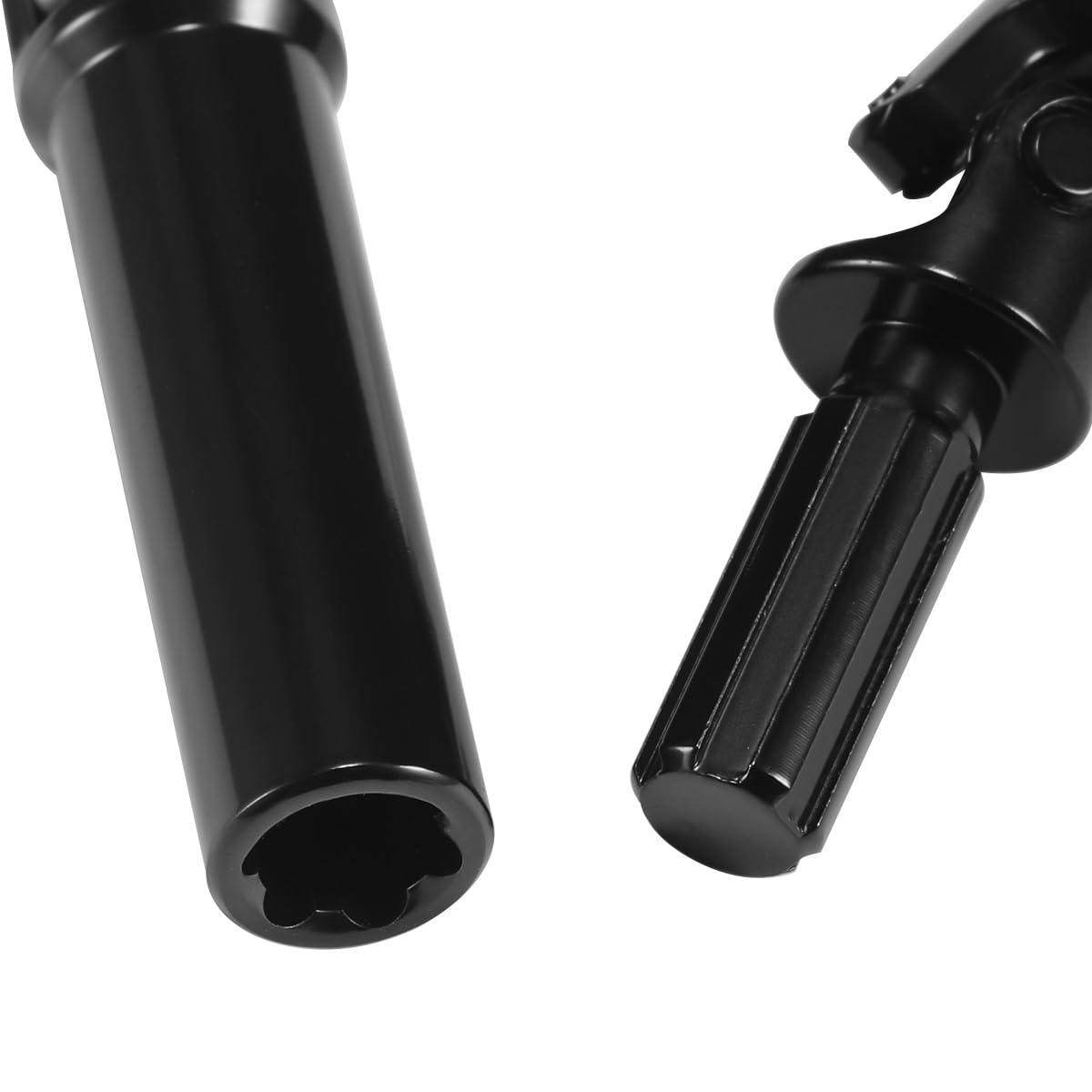 Kit 2 Arbres De Transmission En Acier Pour TRX4M Defender/Bronco 1/18 - Avant (40-50mm) Et Arrière (55-75mm) - Renforcés Et Anti-usure