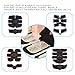UYGHHK 50 Pcs/25 Pack Gel Pads for Abs Stimulator Ab Trainer Replacement Gel Sheet for EMS AB Stimulator Gel Pads for All Abdominal Belts Muscle Trainer ABS Toner (Large 50)