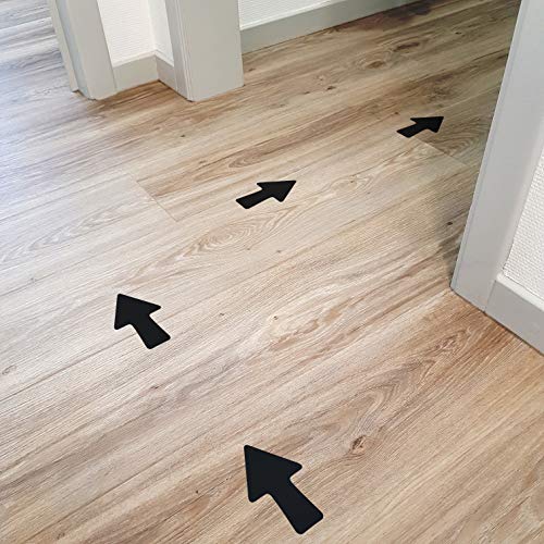 imaggge.com 12 flechas – preto – adesivos de sinalização e orientação – interno e externo – direções