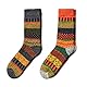NORDIC Socks Premium Crew-Socken mit 40% Merinowoll-Mischung für Männer & Frauen, Feuchtigkeitsableitend, Weich und Bequem, 2 Paar (39-42, Svea)