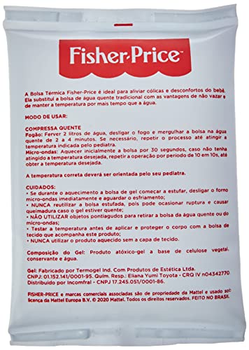 Bolsa Termica P/Colicas Do Bebe Fisher-Price Colors Estampado C/Necessaire 16Cmx20Cm Pct C/01Un//Ele