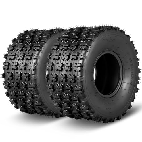 MOTOOS Set of 2 ATV/UTV Tires 22x11-9, 6PR 22x11x9 All-Terrain