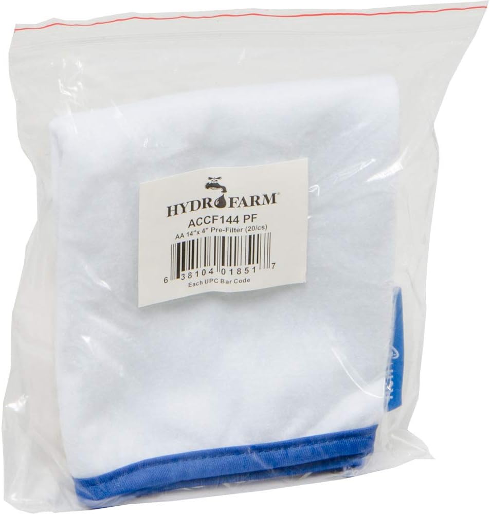 Active Air ACCF144PF ACCF144, 4" x 14" Pre Filter, White
