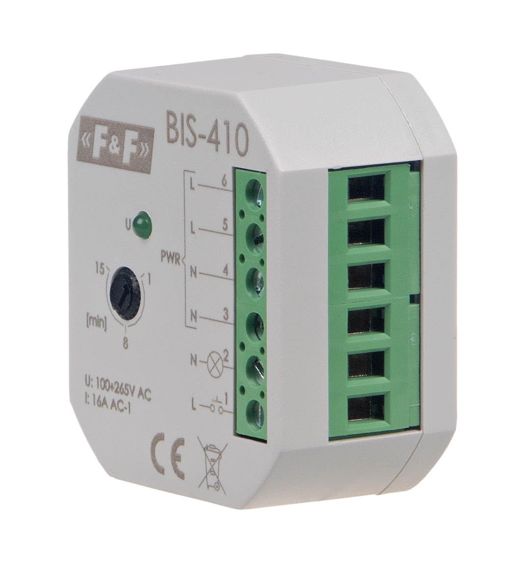 Relay bistable 1Z 16A 230V AC BIS-410 f&f 5908312598305
