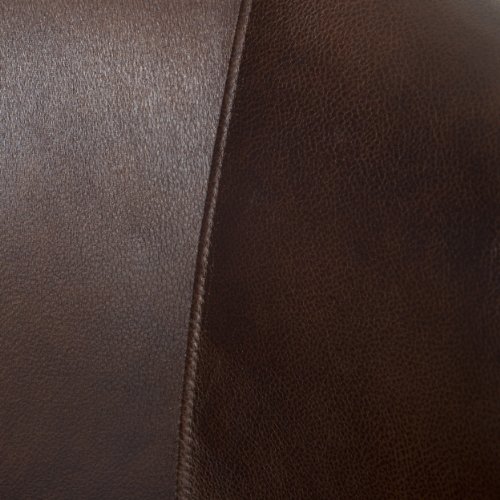 Sillón Marrón de Cuero con Descansa Brazos miniatura 3