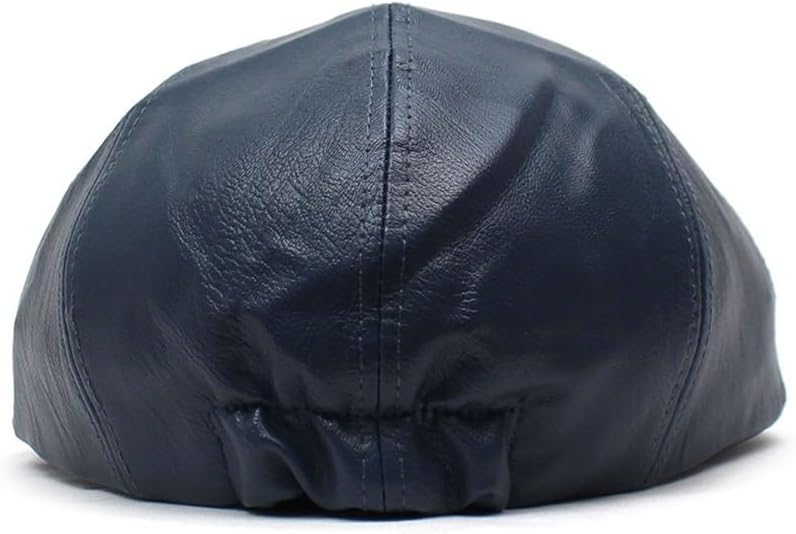 Vintage Duck Tongue Cap Men's Beret PU Octagonal Hat Painter's