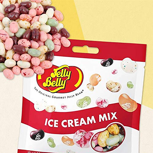 Jelly Belly Jelly Beans – Glutenfreie Süßigkeiten, Milch- und Fettfrei – 70 g Lebensmittelgeschenke für Kinder (Eiscreme-Mix)