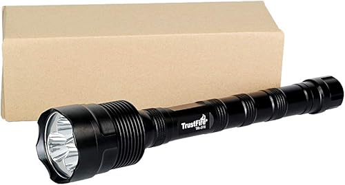 Miniatura 5 de TrustFire Linterna LED TR-3T6, súper brillante, 3800 lúmenes, resistente al agua, 5 modos de luz, linterna táctica grande por 2 o 3 baterías