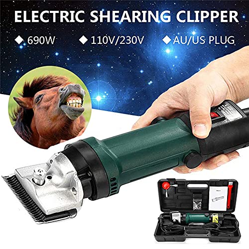 JYCCH Professionele elektrische paardenscheermachine-trimmer, 690 W krachtige huisdierenschaarmachineset, snelle snede, ideaal voor haarverzorgingstrimmer voor huisdieren - Afbeelding 5