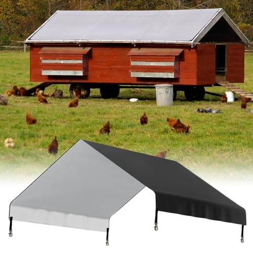 Bâche pour poulailler extérieure imperméable avec œillets