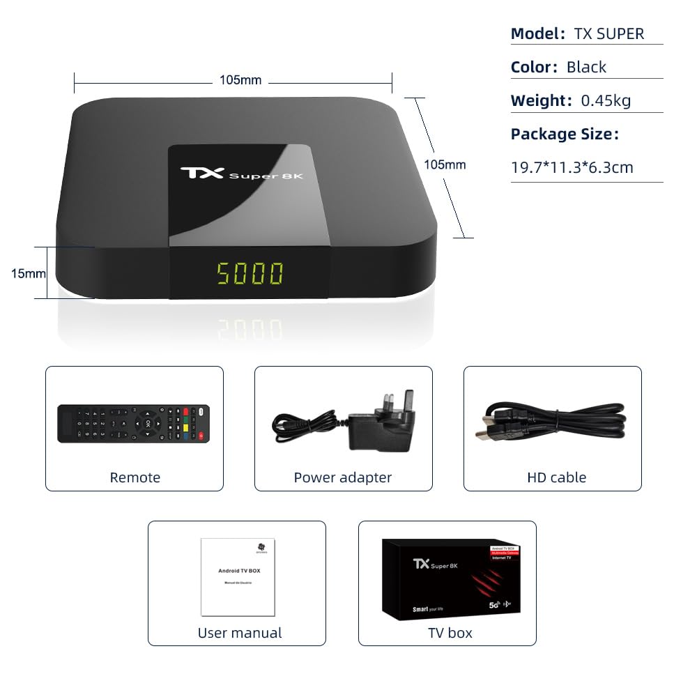 Amazon.com: Android TV Box Full Hd Digital Smart TV Set Top Box