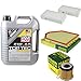 Produktbild QR-PARTS 69334358 Filter Set Inspektionspaket 5 Liter Motoröl Top Tec 4100 5W-40 MANN-FILTER Innenraumfilter Luftfilter Ölfilter