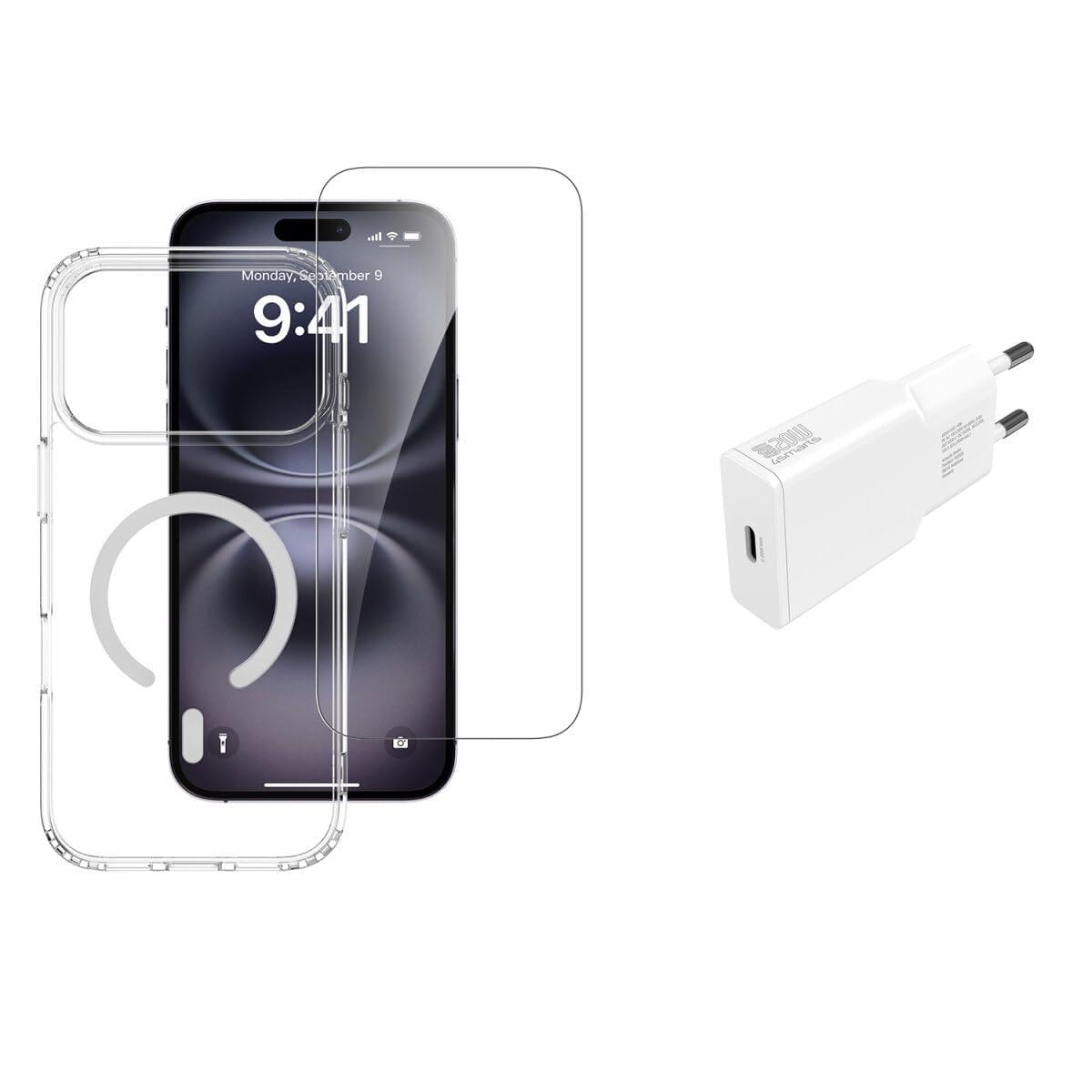 4smarts 3in1 Premium Starter Set für Apple iPhone 17 Pro Max MagSafe-kompatibel